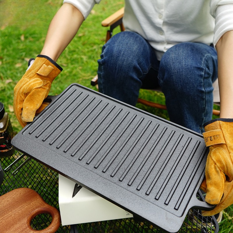 Outdoor Furniture Metal - Plato de barbacoa para acampar al