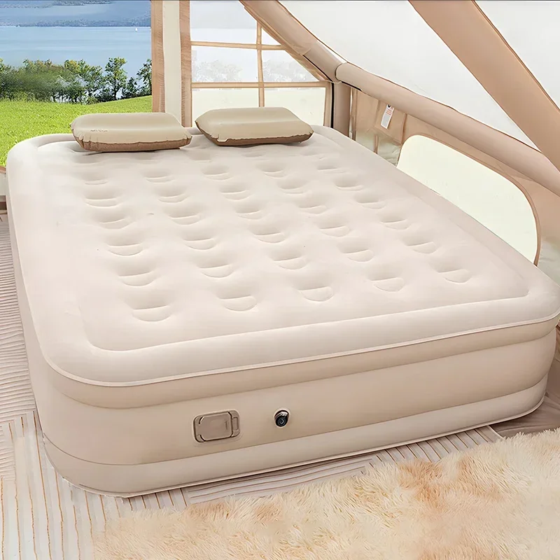 Colchón de aire Queen con bomb - Outdoor Furniture Luxury reseña y precio