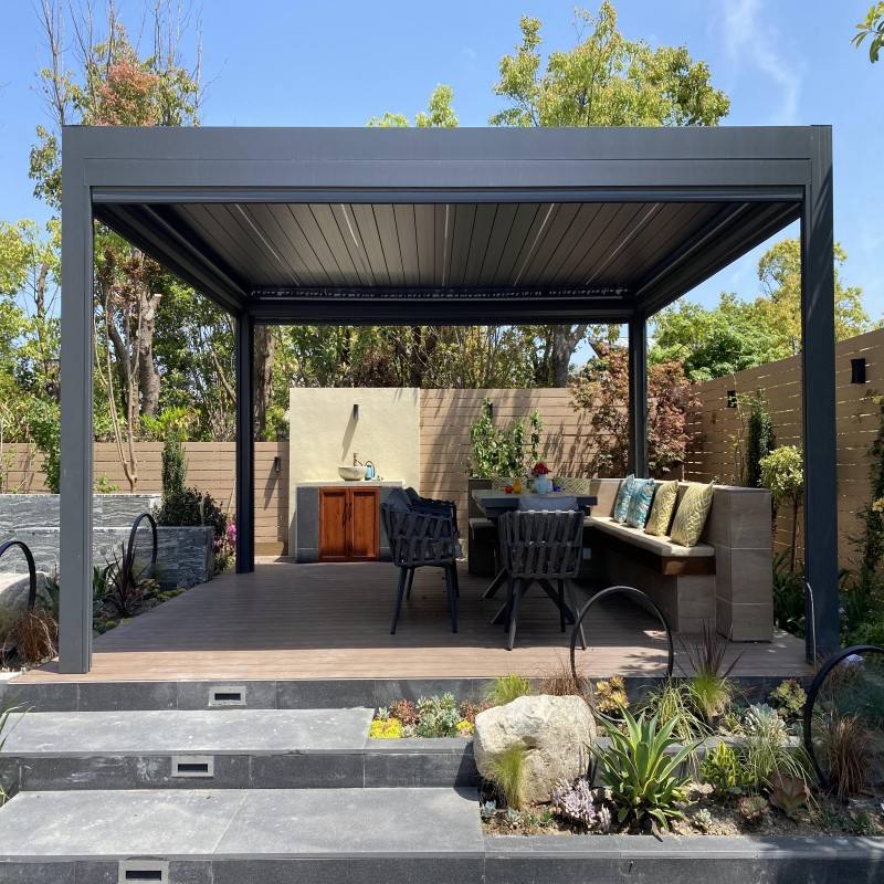 Pérgola Rectangular de Aleació - Outdoor Furniture Metal reseña y precio