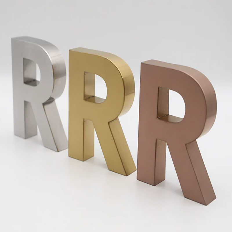 Letrero metálico 3D personaliz - Outdoor Furniture Metal reseña y precio
